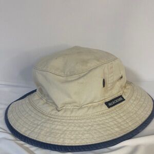 Abercrombie & Fitch Tan and Blue Bucket Hat